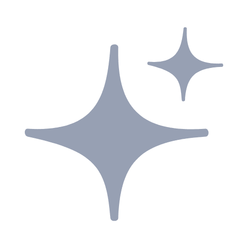 Sparkle icon symbolizing clarity and resonance in soulful web design