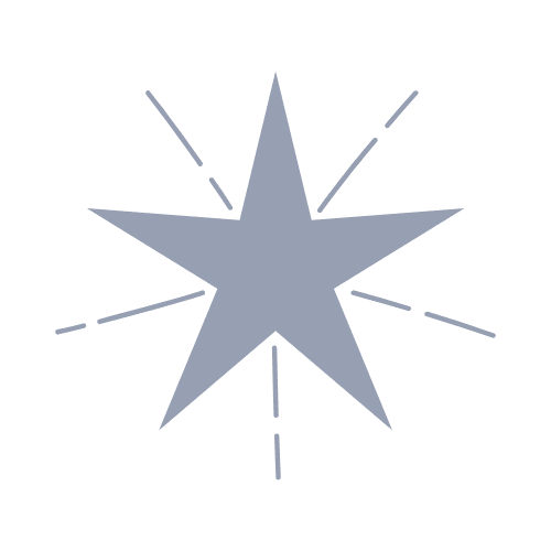 star icon symbolizing brand clarity as a guiding light and spark of truth